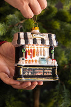 Meat Trader Glass Christmas Tree Decoration