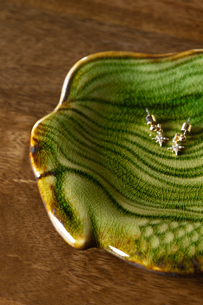 Mermaid Trinket Dish in Green