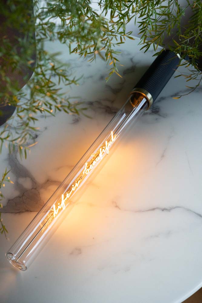 Message In A Tube Light - Life Is Beautiful