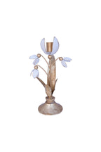 Metal Floral Candle Holder