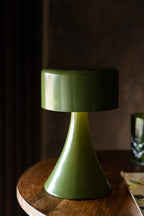 Battery-Powered Cordless Table Lamp In Green