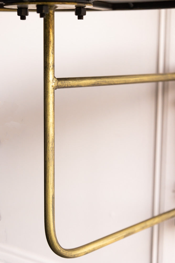 Metal Bedside Table & Wall Shelf