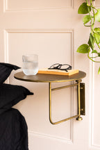 Metal Bedside Table & Wall Shelf
