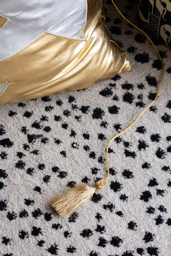 Metallic Gold & Silver Star Christmas Sack