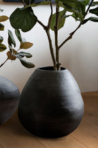 Mexica Patterned Floor Vase