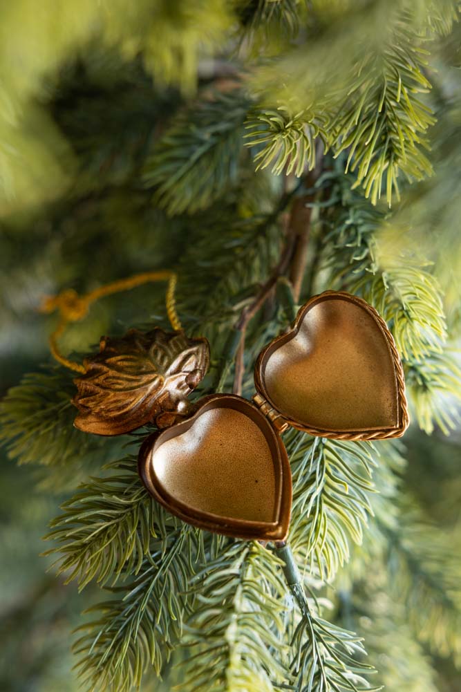 Milagro Heart Locket Christmas Tree Decoration