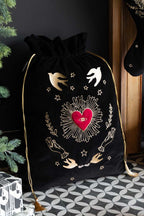 Milagro Red & Gold Embroidered Christmas Sack