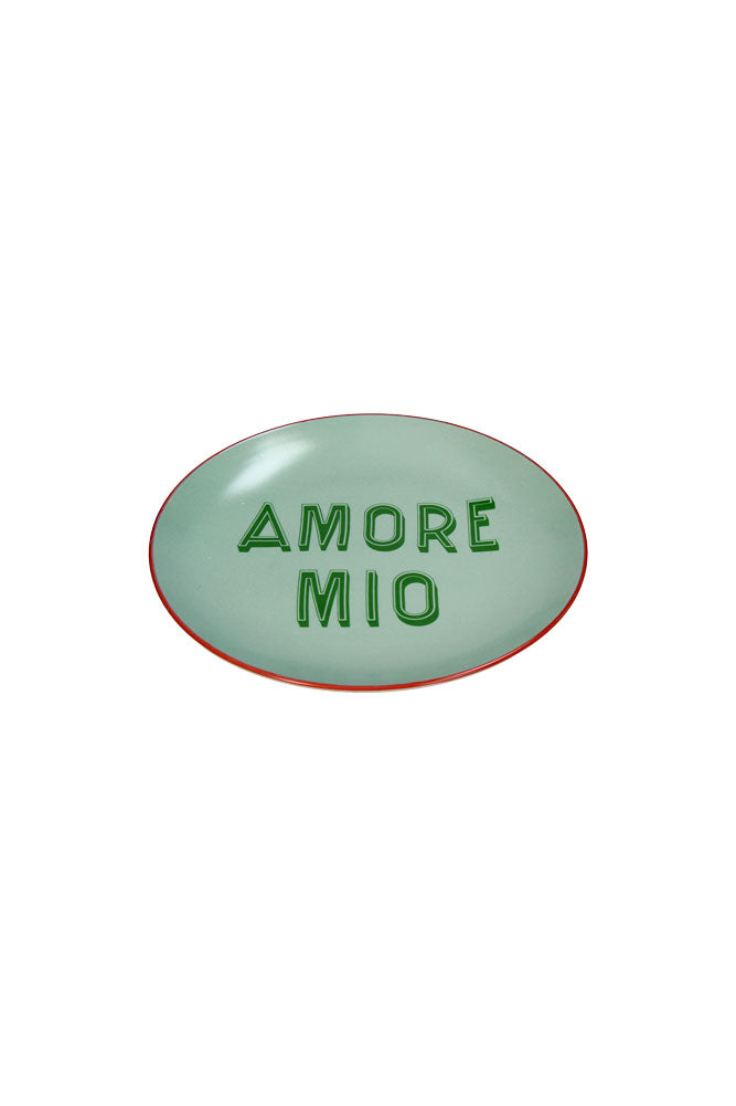 Mint Green Amore Mio Plate