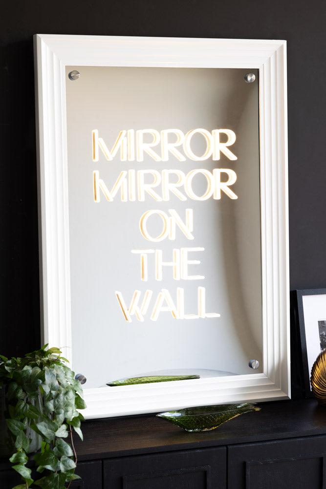 Mirror, Mirror...Framed Neon Wall Light - Available in Two Options