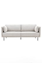 Modern Natural Boucle 3-Seater Sofa