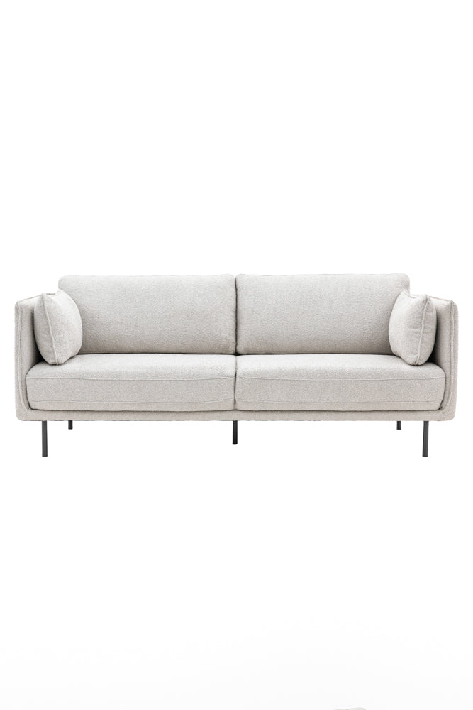 Modern Natural Boucle 3-Seater Sofa