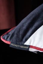 Monochrome Embroidered Star Cushion