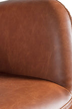 Moulded Swivel Chair Mocha