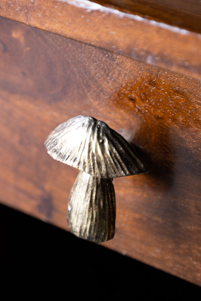 Mushroom Cupboard/Drawer Knob - Gold