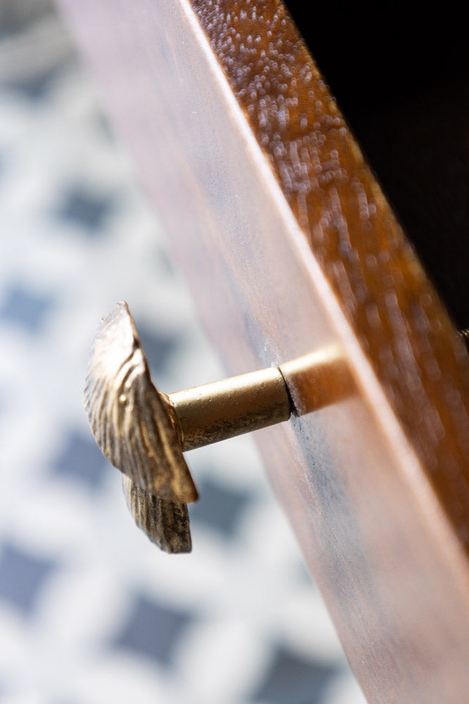 Mushroom Cupboard/Drawer Knob - Gold