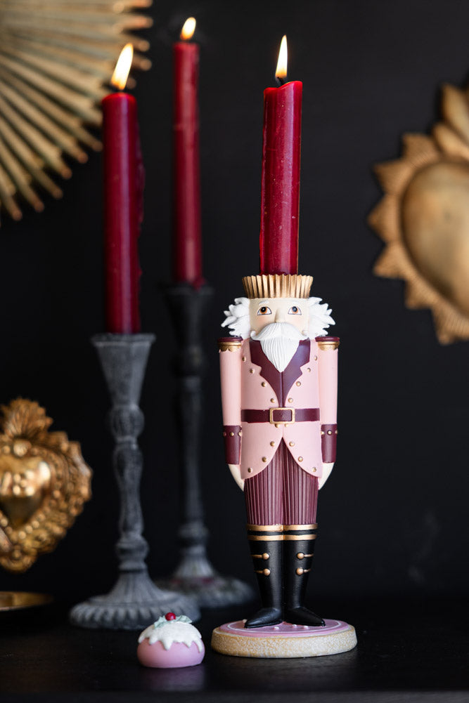 Nutcracker Candlestick Holder