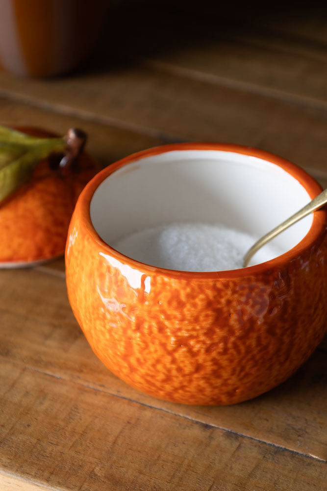 Orange Storage Jar