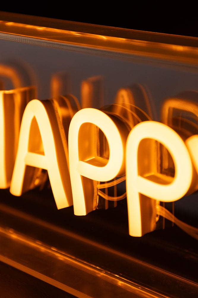 Our Happy Place Neon Light Box