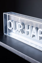 Our Happy Place Neon Light Box