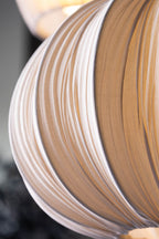 Natural Pleated Cluster Ceiling Light