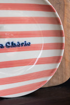 Pale Pink Ma Cherie Ceramic Serving Plate