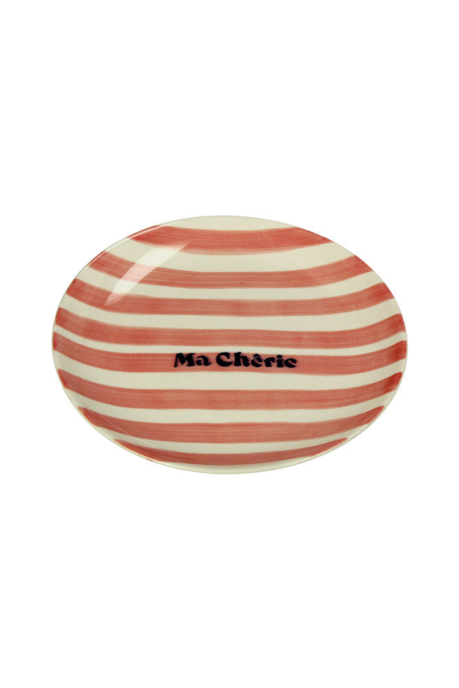 Pale Pink Ma Cherie Ceramic Serving Plate