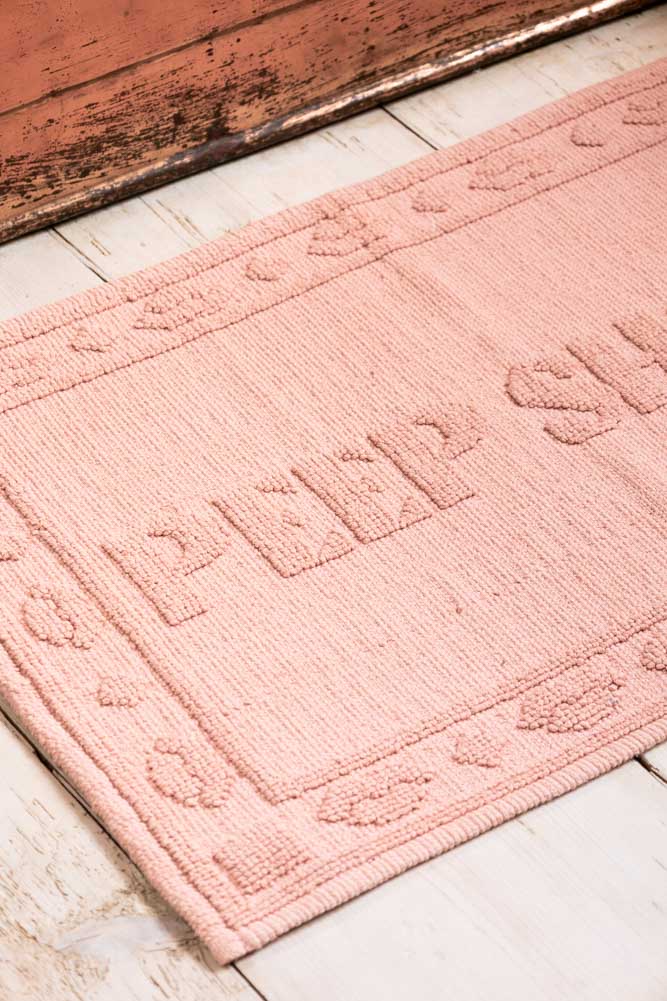 Pale Pink Peep Show Bath Mat