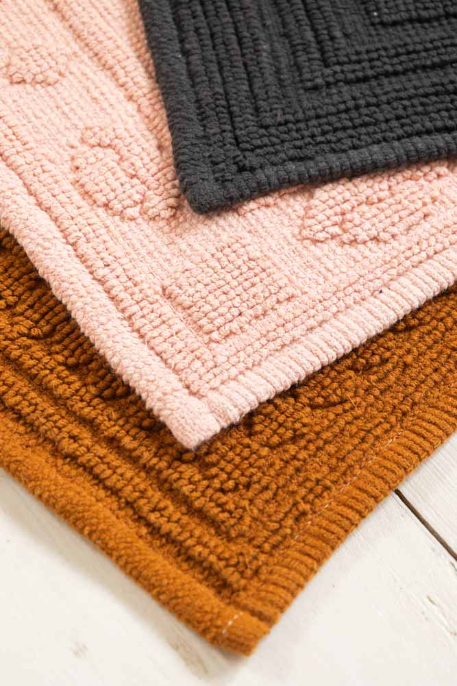 Pale Pink Peep Show Bath Mat