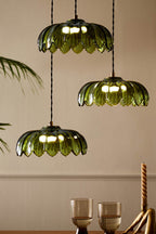 Gold & Green Cluster Desert Island Palm Light