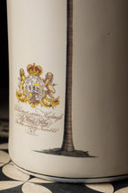 Palm Tree, Royal Seal Inspired Printed Umbrella Stand