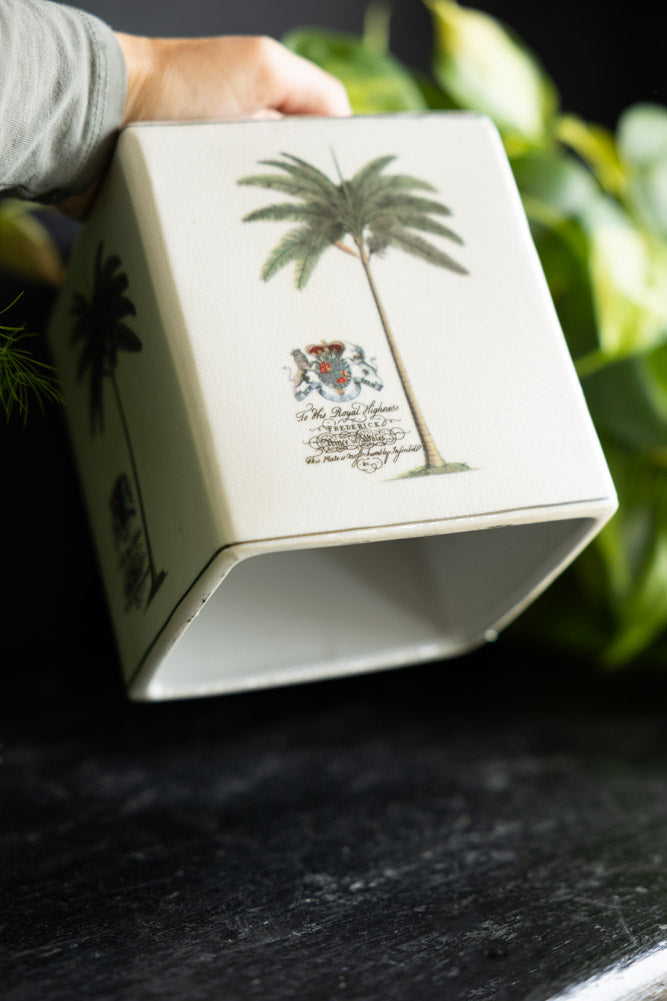 Palm Tree Tissue Box