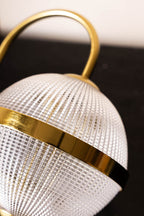 Parisian Gold & Glass Globe Wall Light