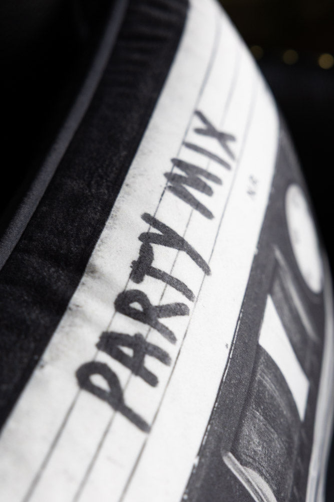 Party Mix Cassette Print Cushion
