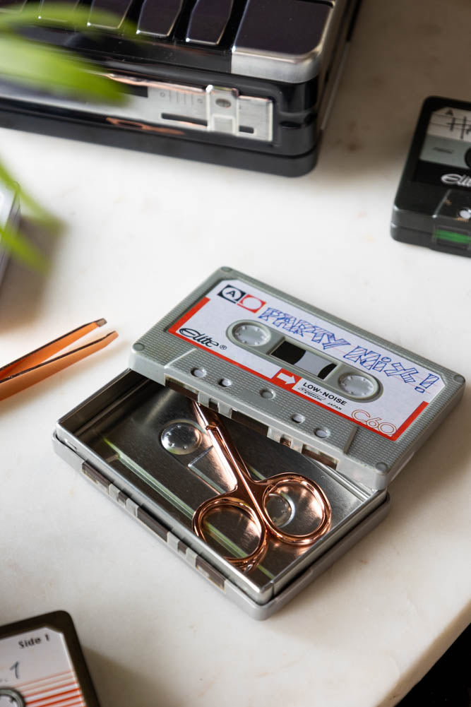 Party Mix Cassette Tape Storage Tin
