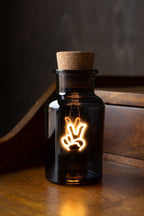 Peace Neon Bottle Light