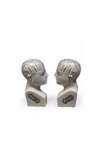 Phrenology Head Ornament / Bookends
