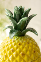Large Ceramic Pineapple Storage Jar