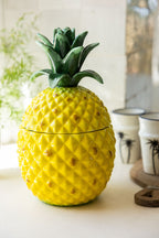 Large Ceramic Pineapple Storage Jar
