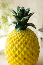 Large Ceramic Pineapple Storage Jar