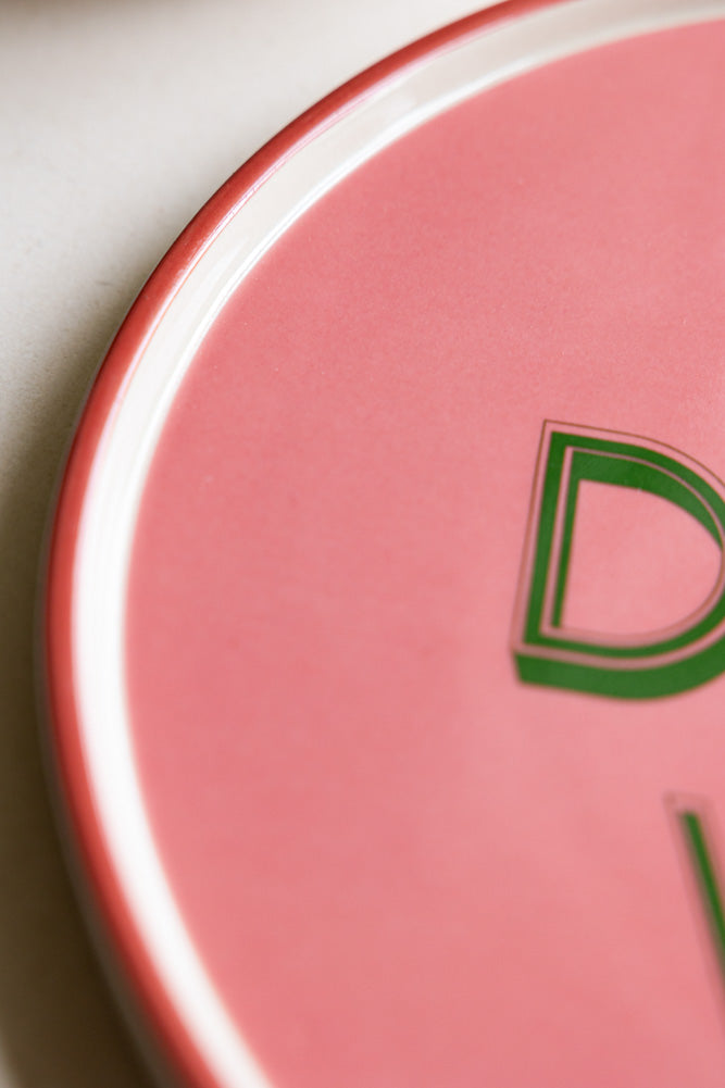 Pink La Dolce Vita Plate