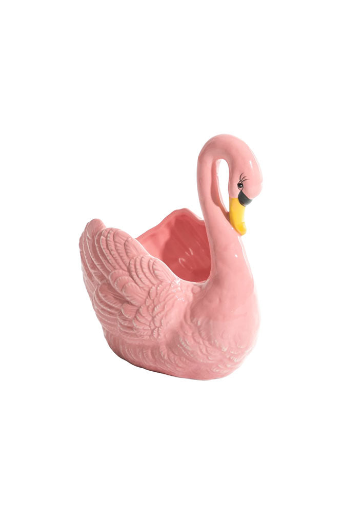 Pink Swan Display Bowl