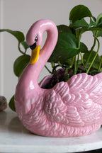 Pink Swan Display Bowl