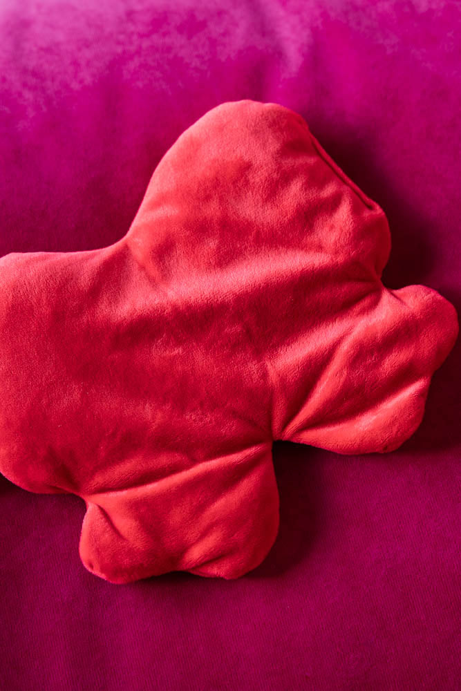 Pink & Red Bow Shape Microwaveable Wheat Bag