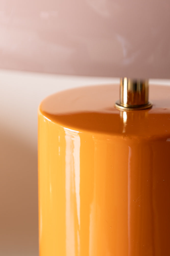 Pink & Orange Statement Table Lamp
