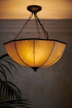 Pleated Fabric Ceiling Light