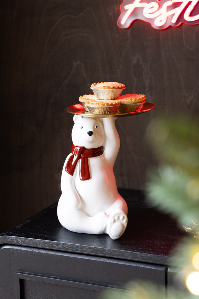 Polar Bear Butler Christmas Decoration