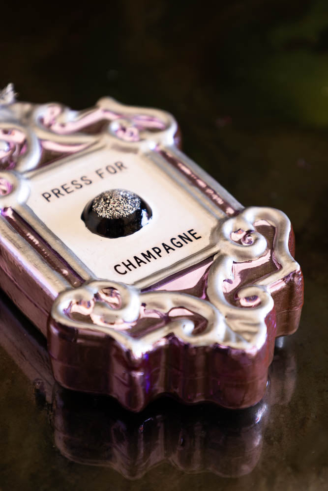 Press For Champagne Glass Christmas Tree Decoration