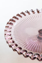 Pretty Pink Glass Cakestand