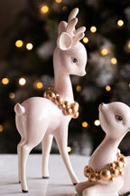 Pretty Pink Standing Deer Ornament