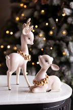 Pretty Pink Standing Deer Ornament